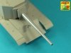 Aber 35L-339 Lufa 130mm B-13 do radzieckiego działa samobieżnego SU-100Y / 130mm Soviet B-13 barrel for SU-100Y SPG 1/35